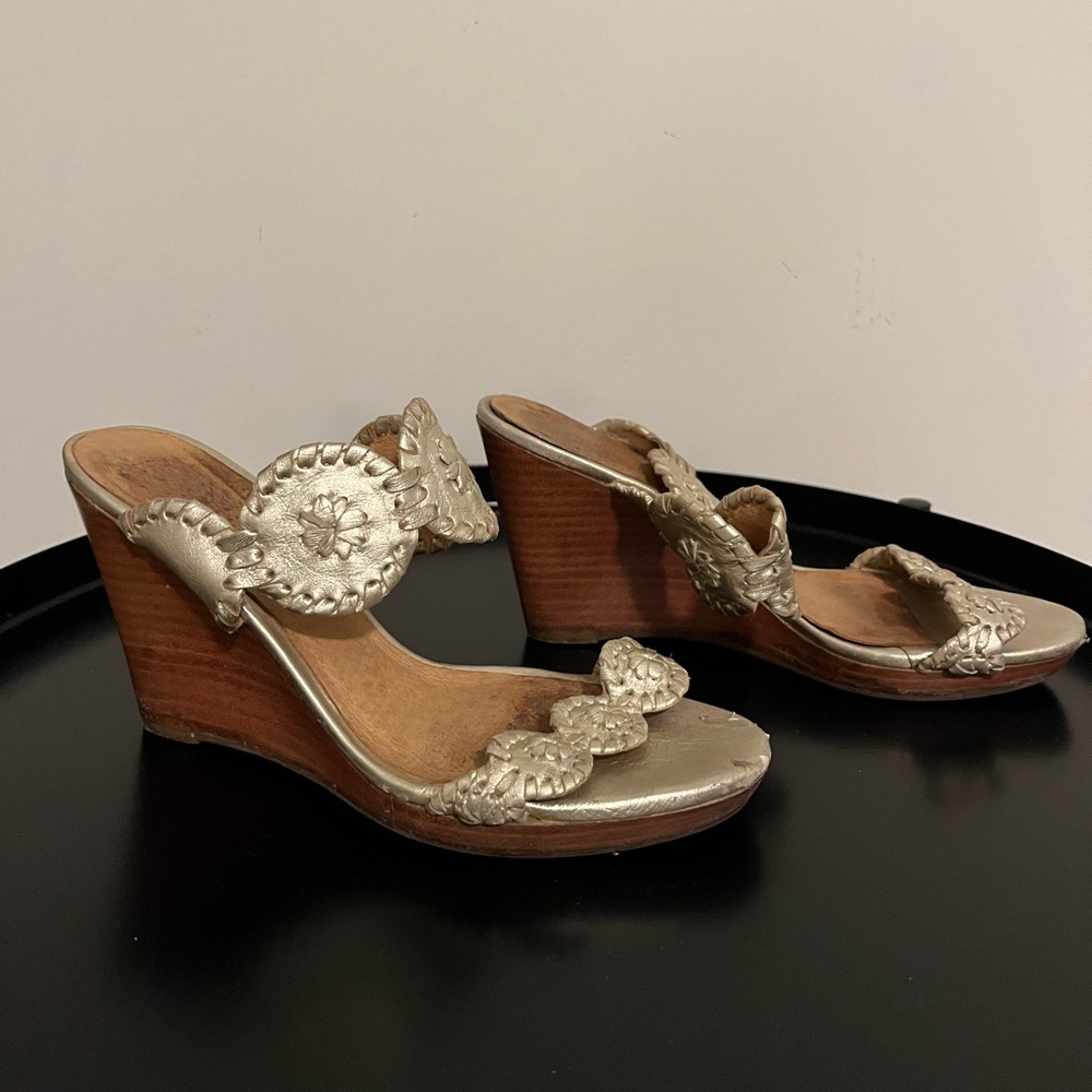 Jack Rogers Wedges Sz 6